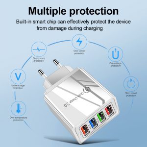 Quick Charge 3.0 - 4 usb 18W
